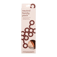 Framar Family Pack Brush Set Neutral x 3
