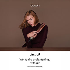 Dyson Airstrait™ Dryer and Straightener Plum/Copper