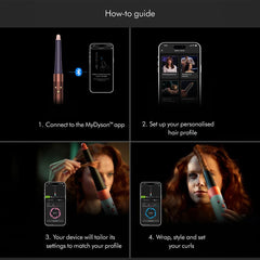 Dyson Airwrap™ Multi-Styler and Dryer Straight + Wavy Plum/Copper