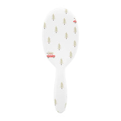Framar Holly Days Detangle Brush Evergreen