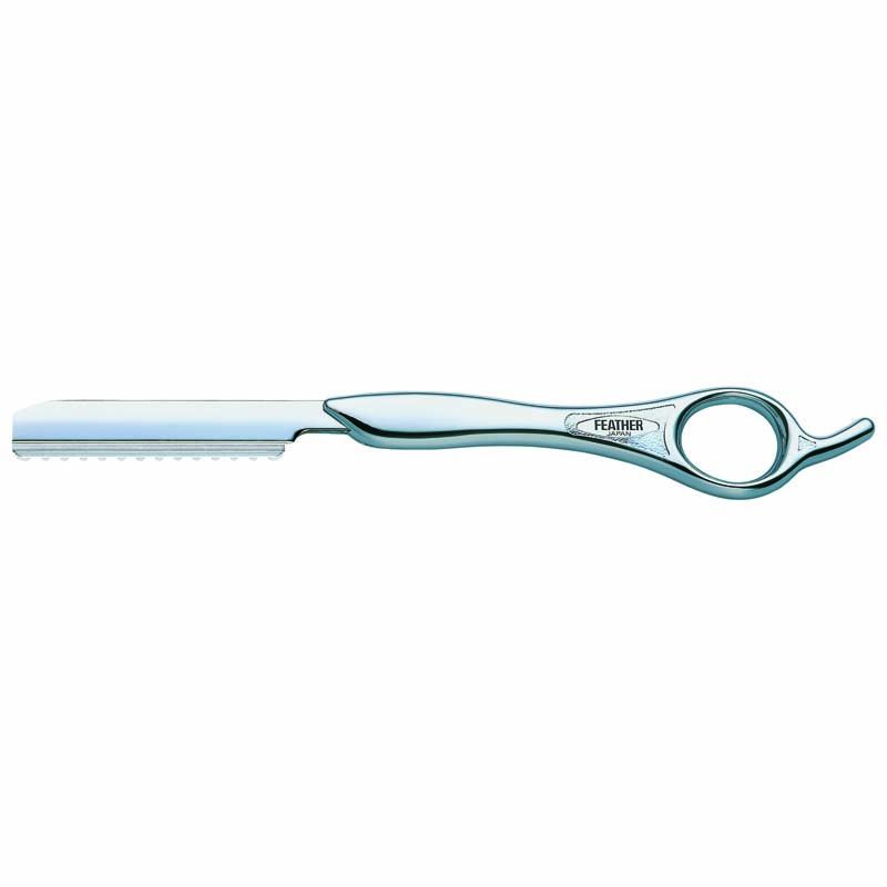 Feather Styling Silver Razor (Includes 10 Blades)