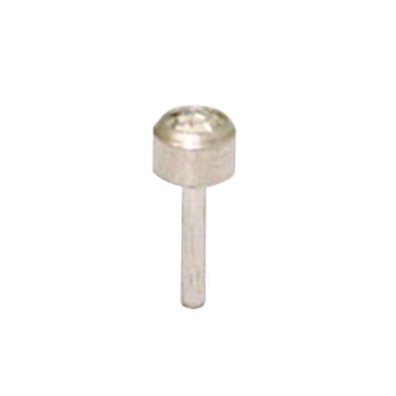 Caflon White Stainless Steel Studs x 12 Regular Crystal
