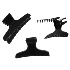 Headjog Professional Butterfly Clamps x 12 Black