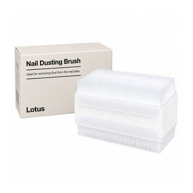 Lotus Nail Dusting Brush White