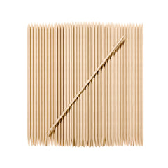 Lotus Orange Wood Sticks 7in x 100