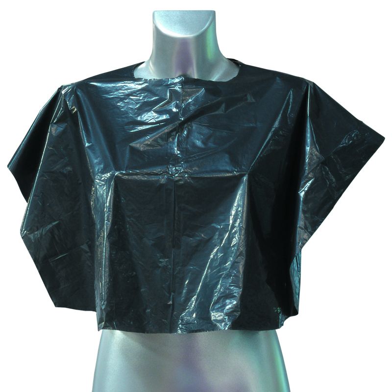Disposable Shoulder Cape Black x 100