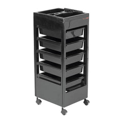 REM Studio Trolley Black with Accessory Top Tray