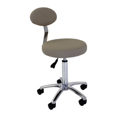 REM Cutting/Beauty Therapist Stool with Backrest