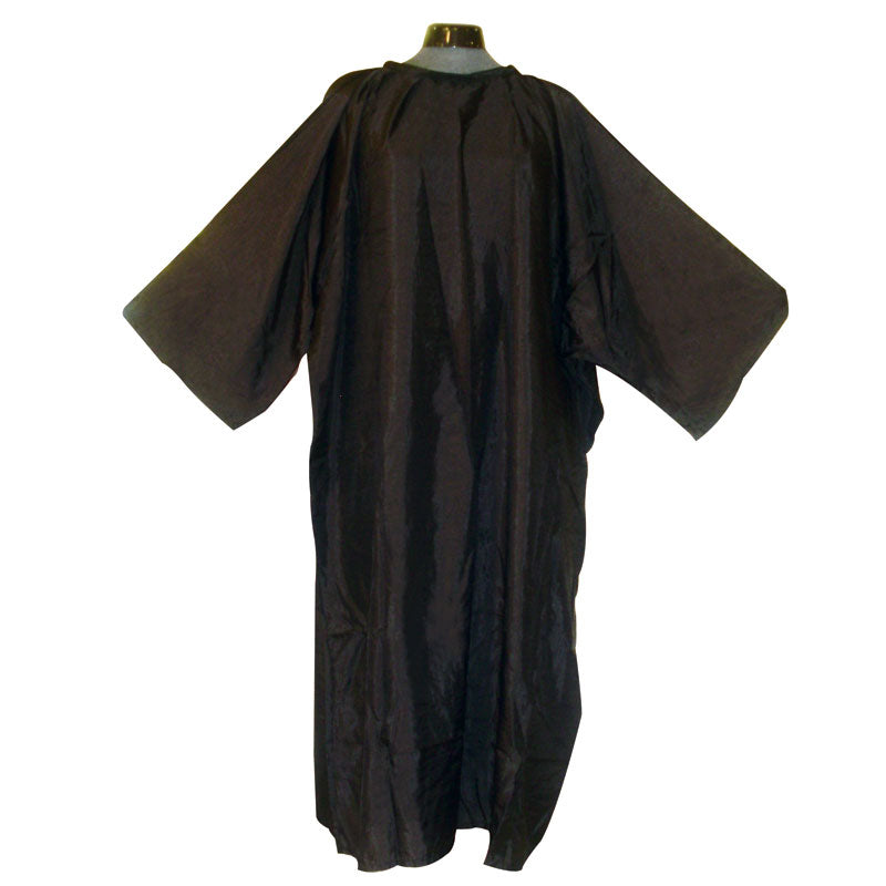 Lotus Crinkle Nylon Cutting Gown/Sleeve Black