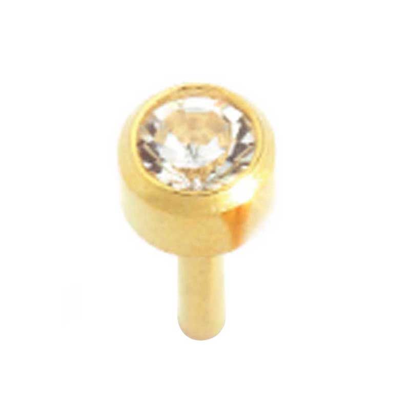 Caflon 24ct Gold Studs x 12 Regular Crystal