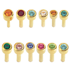 Caflon Assorted Birthstone Packs 24ct Gold x 12 Regular