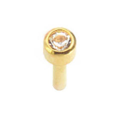 Caflon 24ct Gold Studs x 12 Mini Crystal