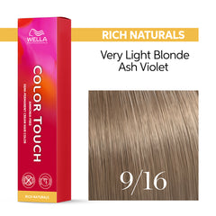 Wella Color Touch 60ml 9/16 Very Light Ash Violet Blonde