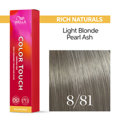 Wella Color Touch 60ml 8/81 Light Pearl Ash Blonde