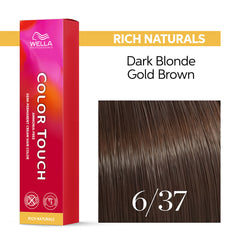 Wella Color Touch 60ml 6/37 Gold Brunette Blonde