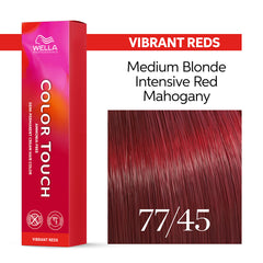 Wella Color Touch 60ml 77/45 Medium Intense Red Mahogany Blonde