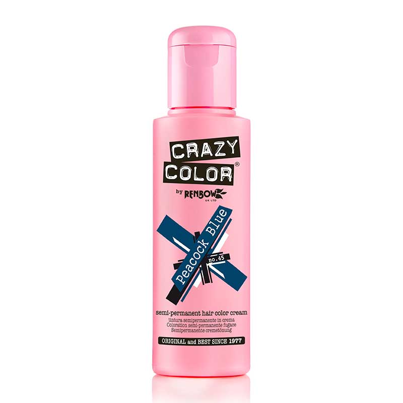 Crazy Color 100ml 45 Peacock Blue