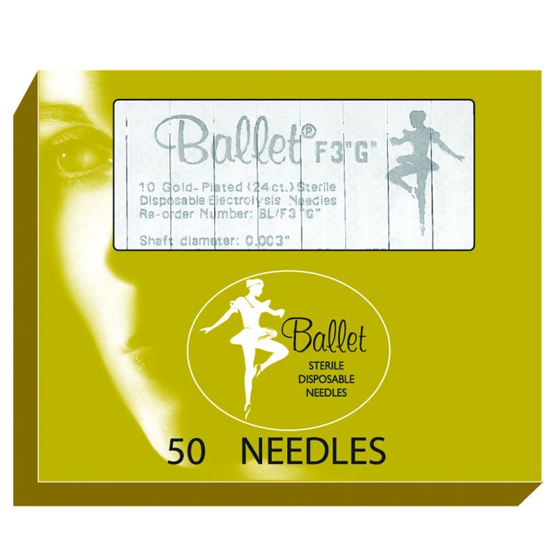 Ballet Gold Plated Needles F3 003 (x50)