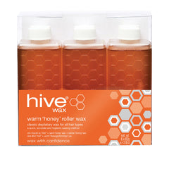 Hive Roller Depilatory Refills Warm Honey Wax (6 x 80g)