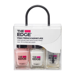 The Edge Pink French Manicure Nail Polish Set