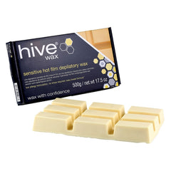 Hive Sensitive Hot Film Wax 500g Block (Cream)