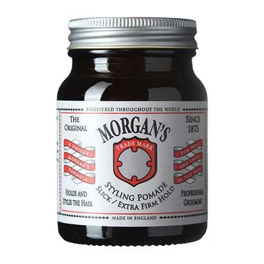 Morgans Pomade Slick Extra Firm Hold 100g Jar (Silver label)