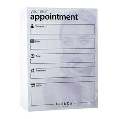 Agenda Appointment Cards Nail Technician x 100