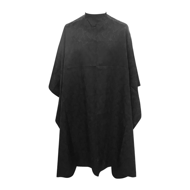 Lotus Black Camouflage Barber Cape with Popper Fastening