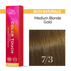 Wella Color Touch 60ml 7/3 Nature Medium Gold Blonde