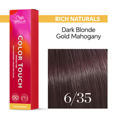 Wella Color Touch 60ml 6/35 Nature Dark Gold Mahogany Blonde