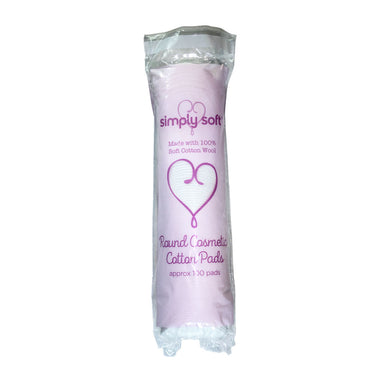 Simply Soft Round Cotton Wool Pads x 100