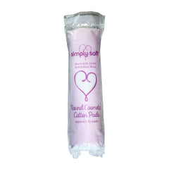 Simply Soft Round Cotton Wool Pads x 100