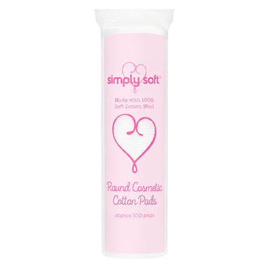 Simply Soft Round Cotton Wool Pads x 100