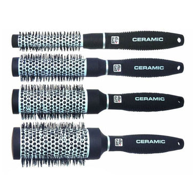 Pro-Tip Set of 4 Ceramic Hot Curling Brushes