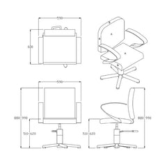 REM Evolution Hydraulic Styling Chair