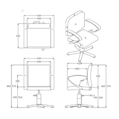 REM Evolution Hydraulic Styling Chair