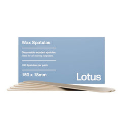 Lotus Wax Spatulas x 100