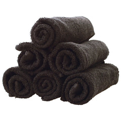 Classic Hair Towel Black x12
