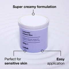 Lotus Lavender Creme Wax 425g