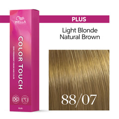 Wella Color Touch Plus 60ml 88/07 Intense Light Natural Brunette Blonde