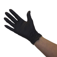 DMI Nitrile Non-Latex Gloves Black Large Pack of 100pcs