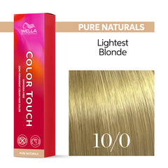 Wella Color Touch 60ml 10/0 Pure Naturals Lightest Blonde