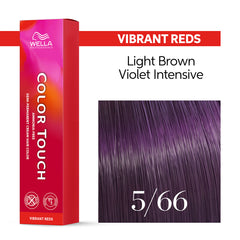 Wella Color Touch 60ml 5/66 Vibrant Reds Light Intensive Violet Brown