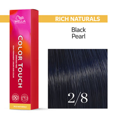 Wella Color Touch 60ml 2/8 Rich Naturals 60ml Black Pearl