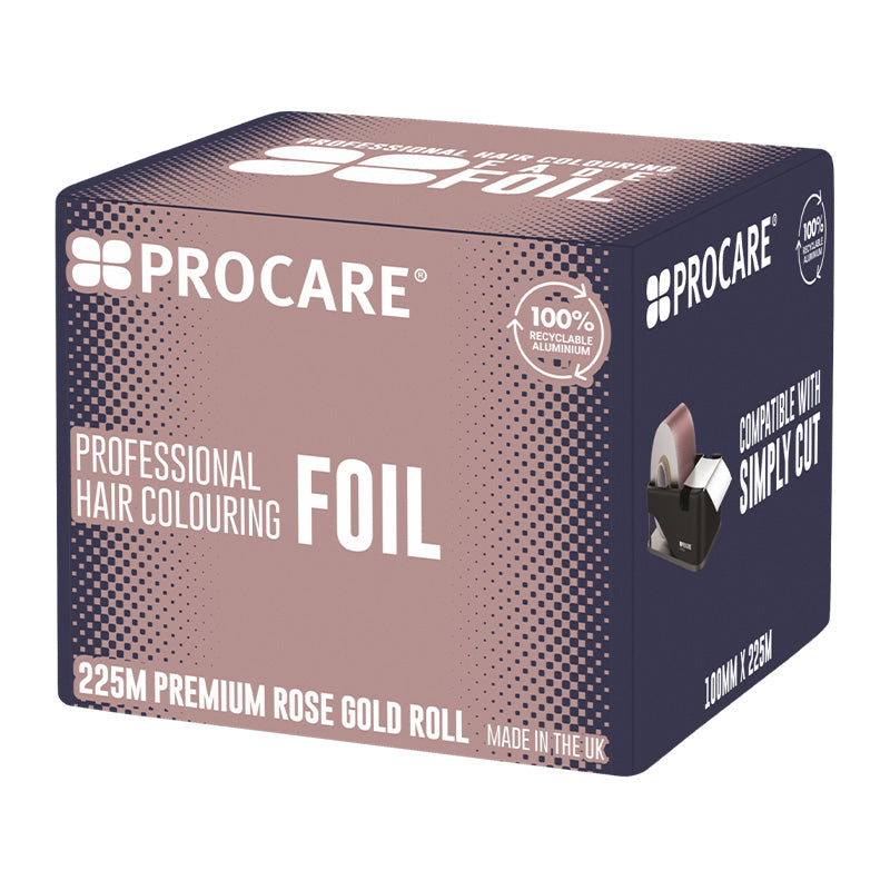 Procare Coloured Fade Foil Rose Gold 100mm x 225m