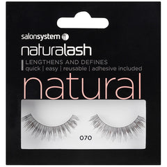 Salon System Naturalash Strip Lashes 070 Black