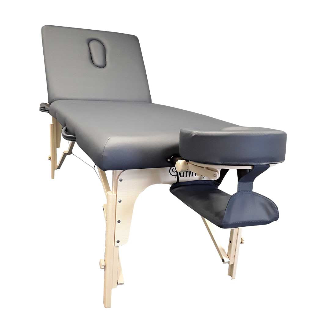 Affinity Portable Flexible Beauty Bed with Upgrade Grey