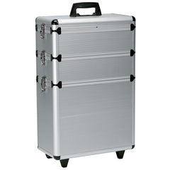 Sibel Modular Professional Trolley Case Silver Aluminium
