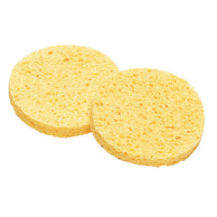 Lotus Large Cellulose Facial Sponges x 2 Yellow