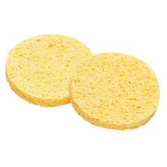Lotus Small Cellulose Facial Sponges x 2 Yellow